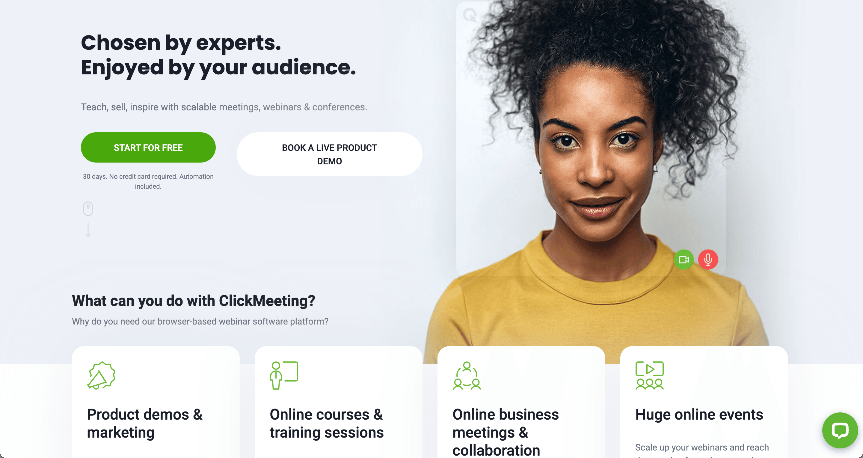 ClickMeeting Website