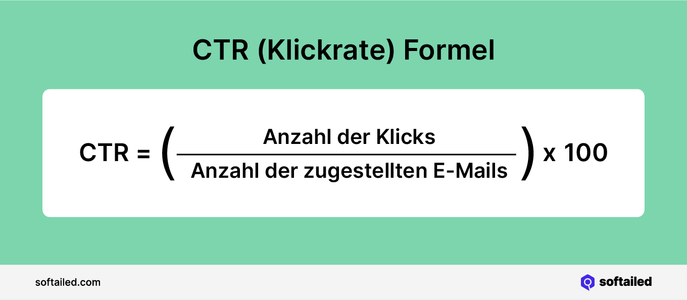 E-Mail CTR (Klickrate) Formel