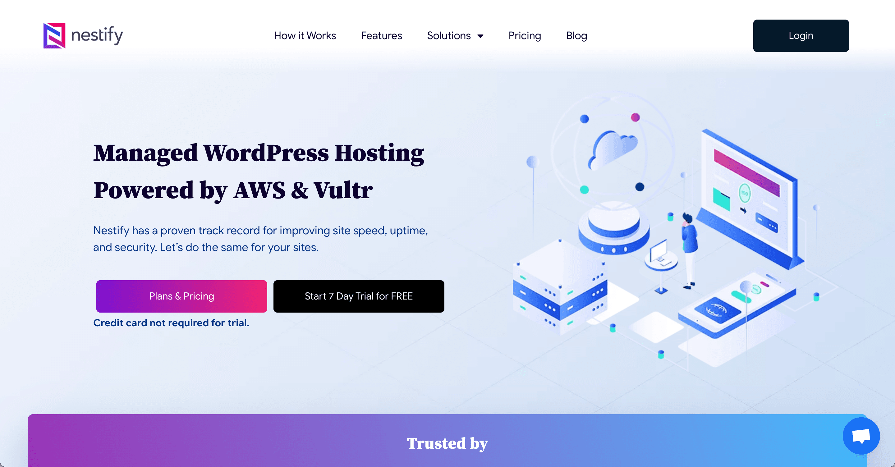 Nestify Web Host Screenshot