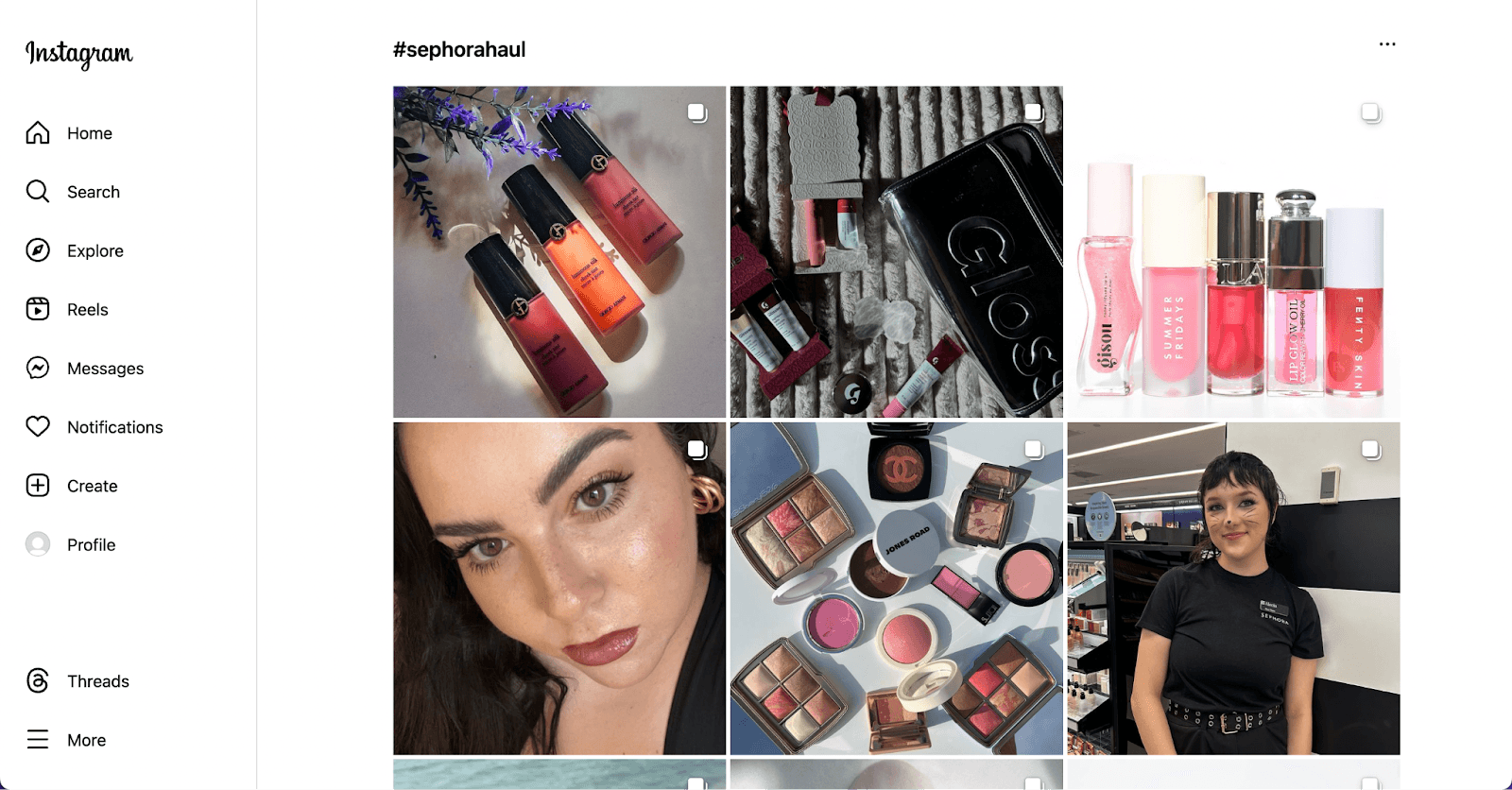 Sephora's SephoraHaul Campaign