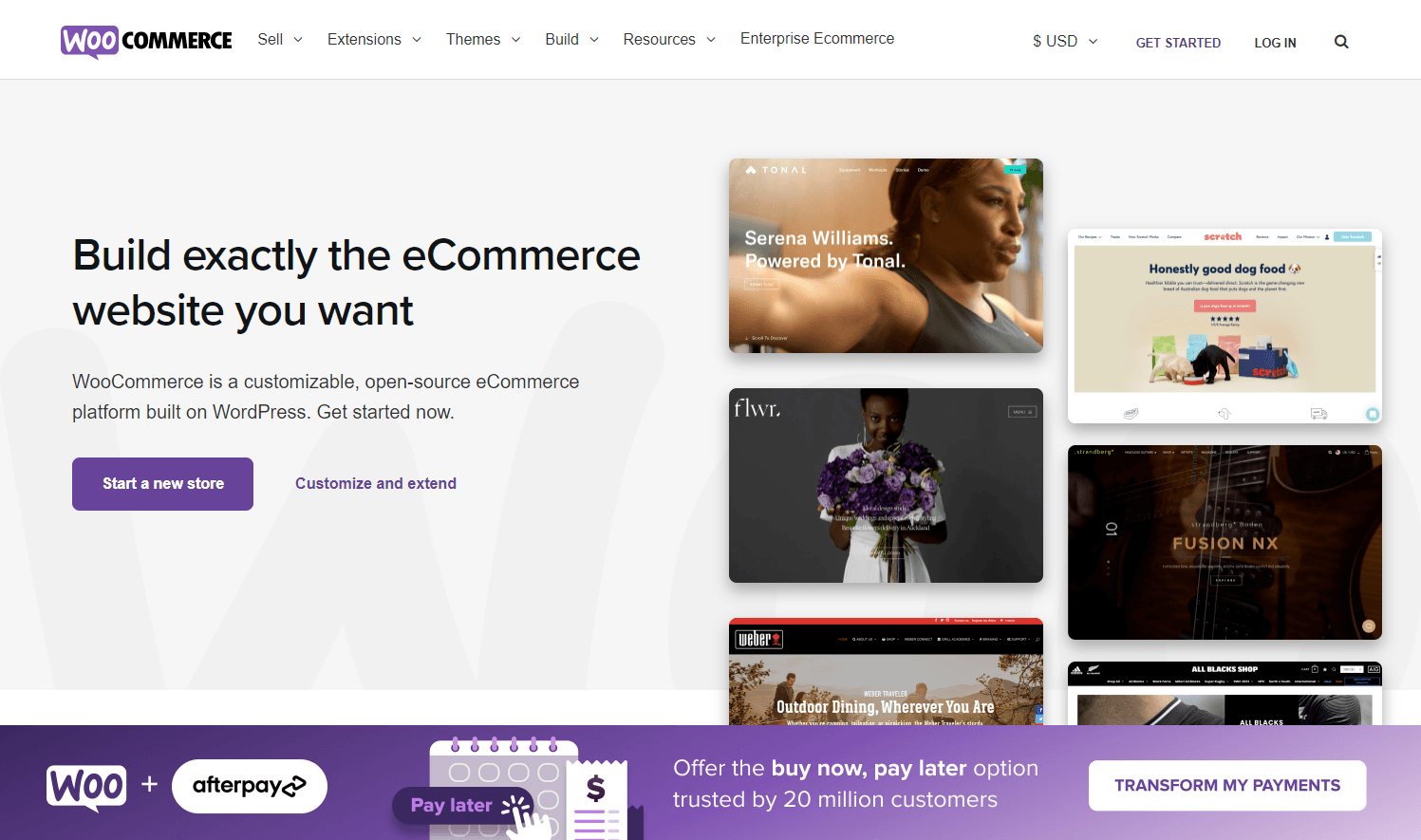 WooCommerce Homepage