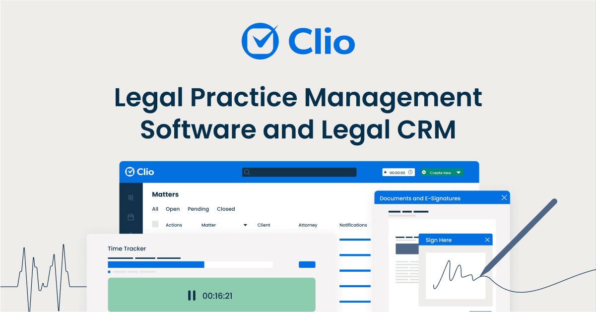 Clio CRM For Law Firms screenshot