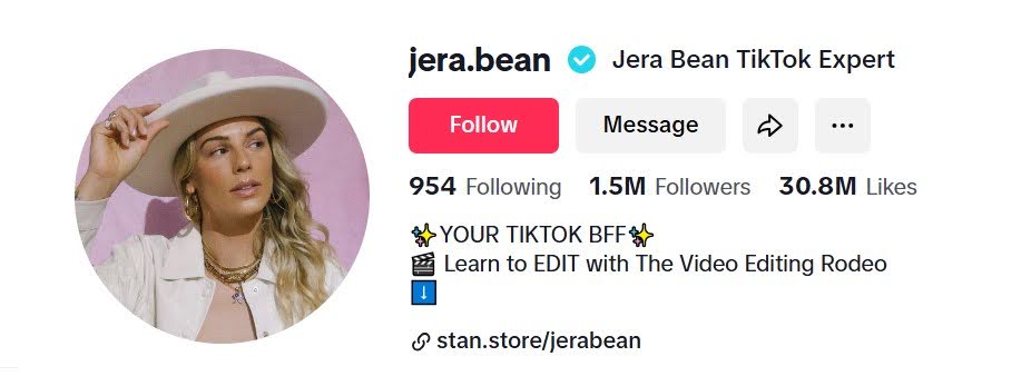 Jera Bean TikTok