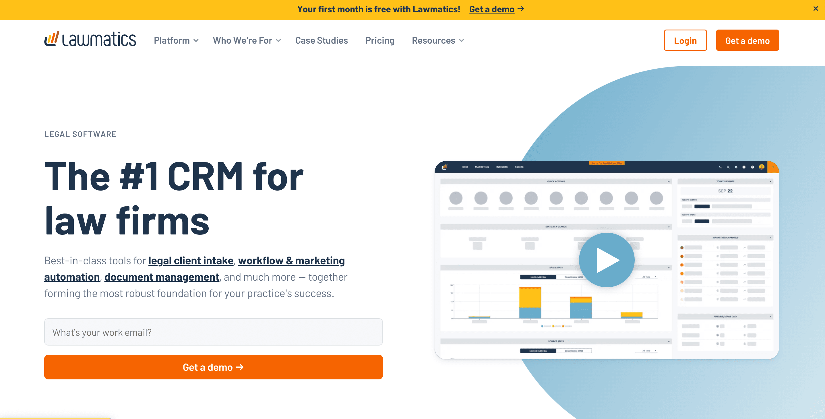 Lawmatics CRM For Law Firms screenshot