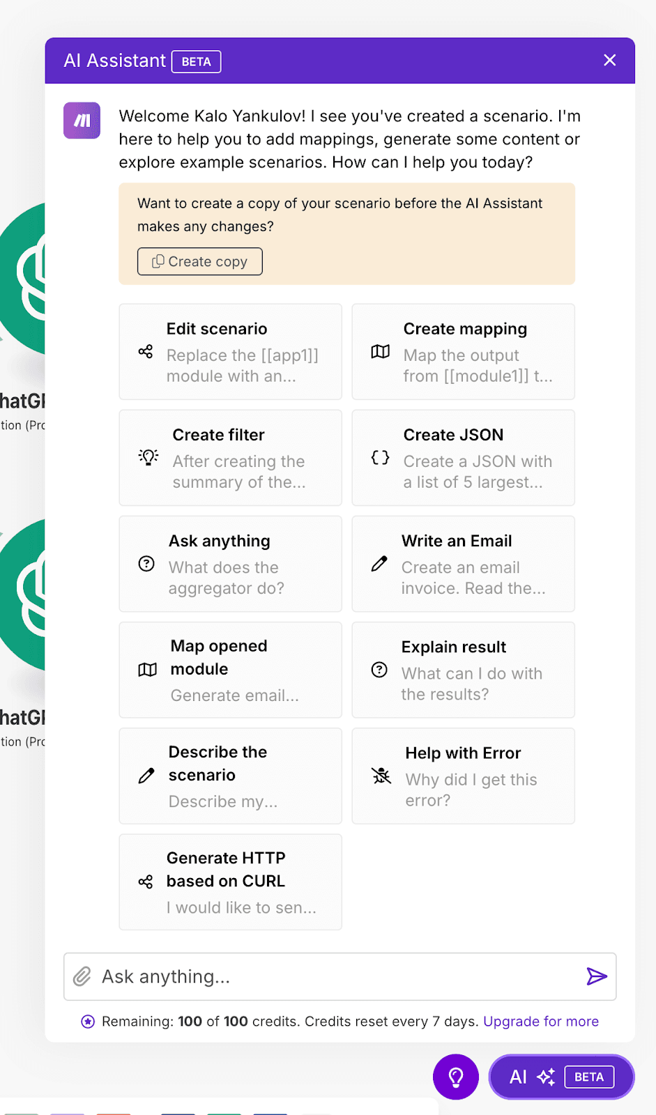 Make AI Assistant
