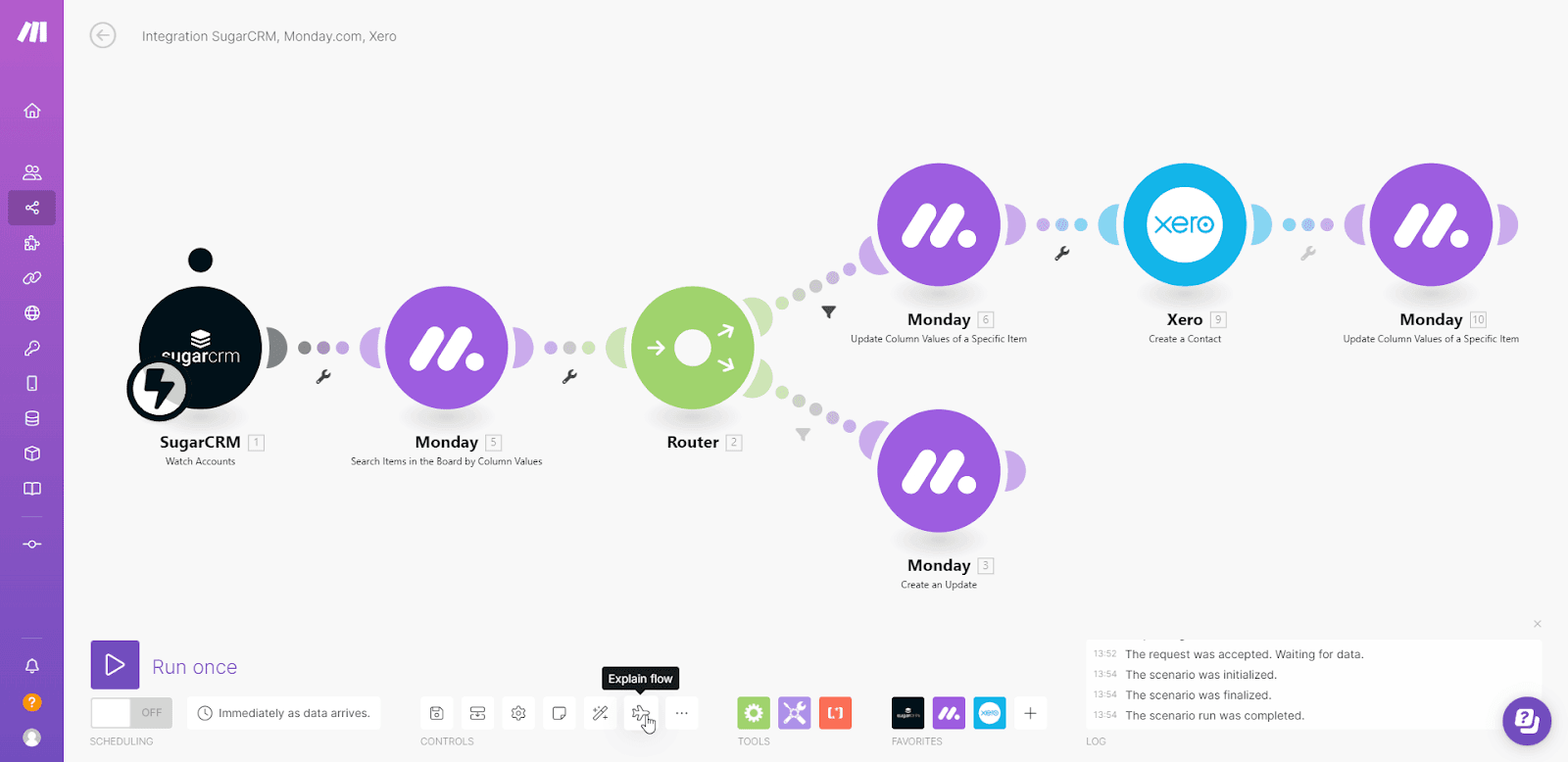 Make Explain Flow Feature