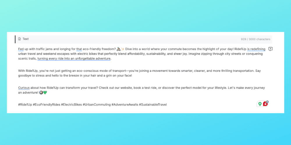 Narrato AI Social Media Post Generator