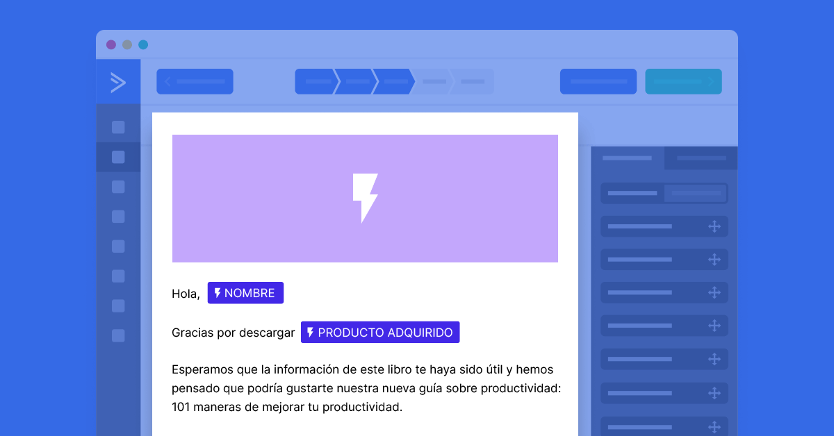 Parámetros de personalización de correo electrónico