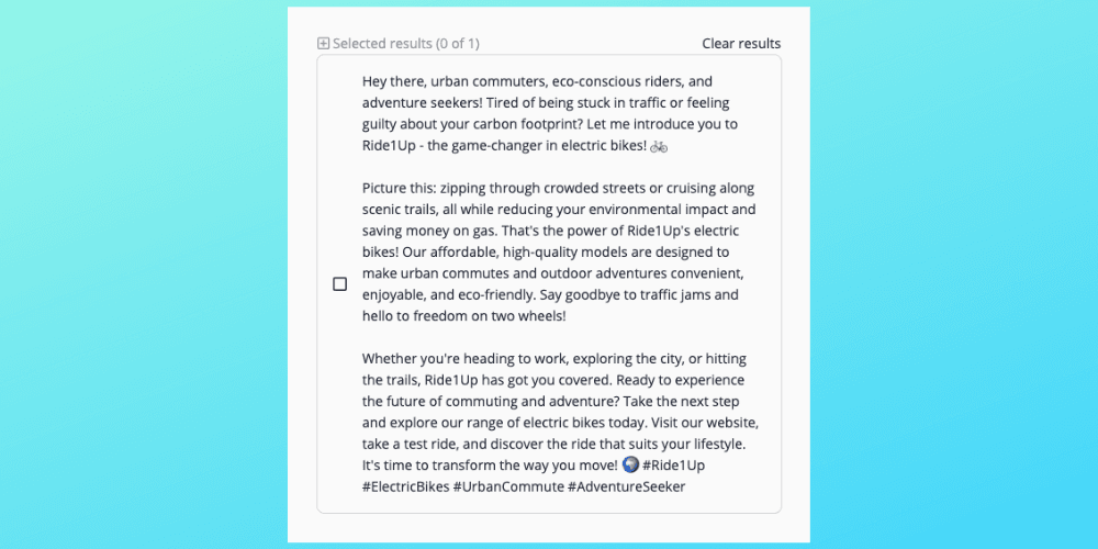 Socialbee AI Social Media Post Generator